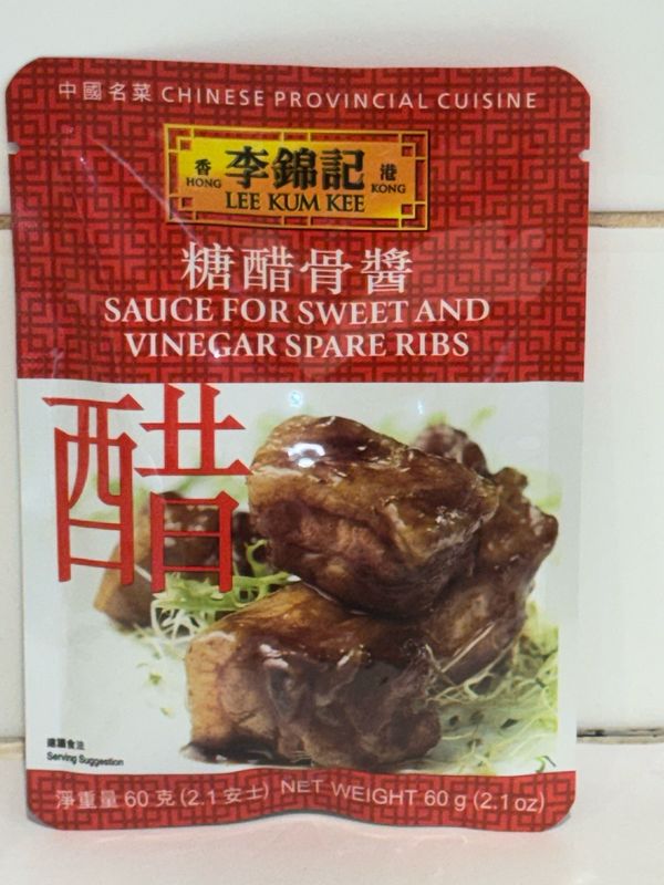 LEE KUM KEE - Sauce For Sweet &amp; Vinegar Spare Ribs 60G, Each