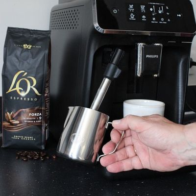 CoffeeLads melkkannetje - zilverkleurig
