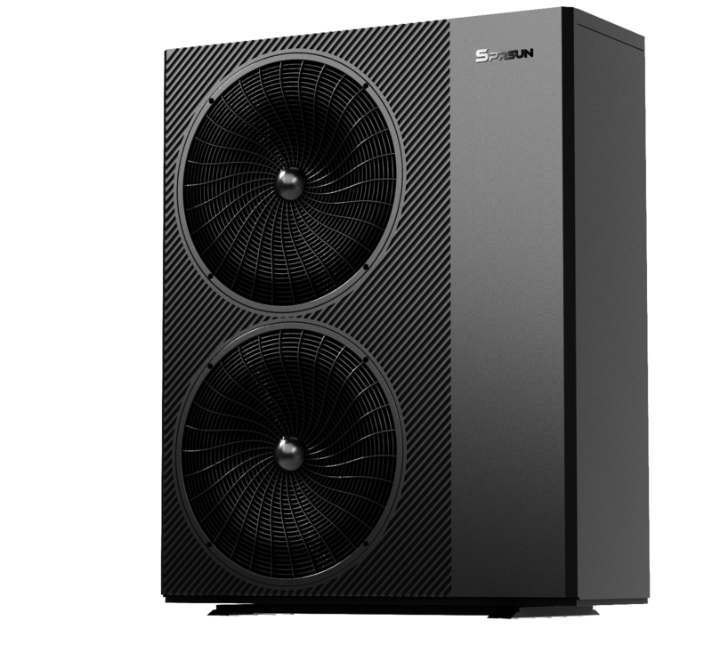 R290 Sprsun Inverter Air/Water  heat pump monoblock with SG-Ready function and 15 kW heat output 400 V