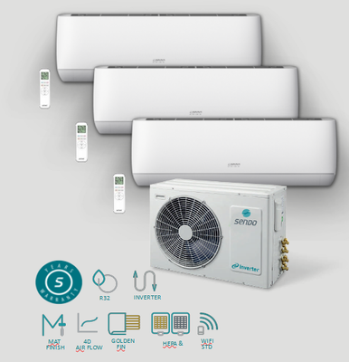 Sendo-Multi-Split Set Aeolos 3x SFM-09ALSI2-AU1+1x SFM-27OU3-AU1
