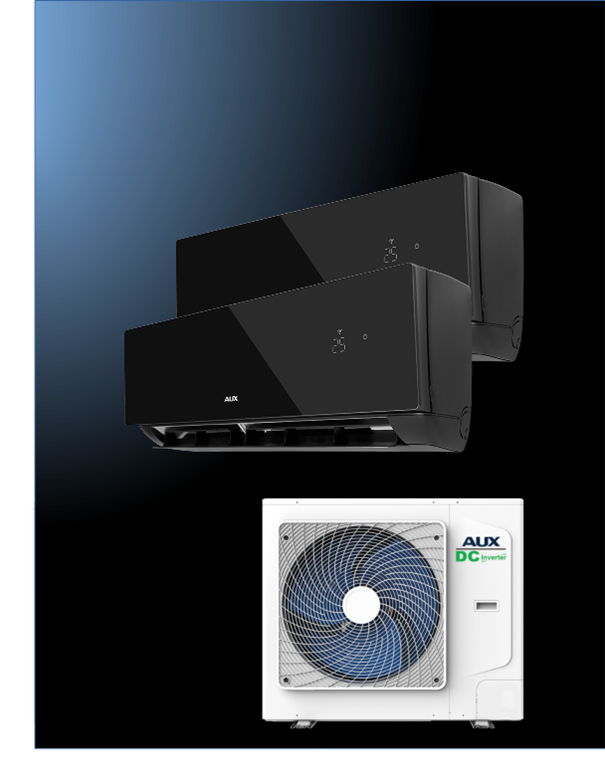 AUX- J-Smart Art Multi-Split-Set (JB Serie) 2xAUX-07JB/I+1xAUX-M2-14LCLH
