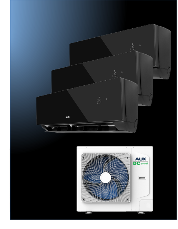 AUX- J-Smart Art 
Multi-Split-Set (JB Serie) 3xAUX-07JB/I+1xAUX-M3-21LCLH