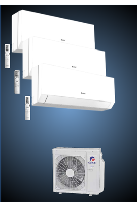 GREE-Multi-Split CLIVIA Set  3 x 2,5 kW + Outdoor Unit