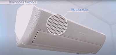 Samsung  Wind-Free Pure Set Kühlen/Heizen: 3.50 (0.99~4.00) /4.00 (0.75~5.50) kW