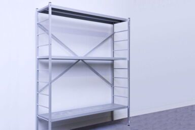 Regalsystem für Kühlzelle aus Edelstahl, 900 x 600 x 1770 mm (LxTxH)