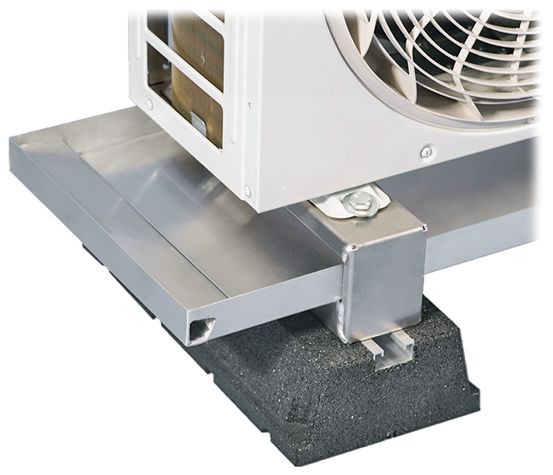 AUW-3 Aluminium Ölprotektor H x B x T: 35 x 1150 x 500 mm
