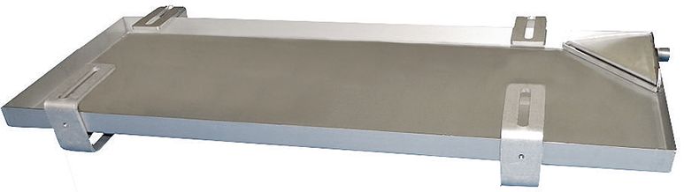 CUW-3 Edelstahl Ölprotektor H x B x T: 35 x 1150 x 500 mm