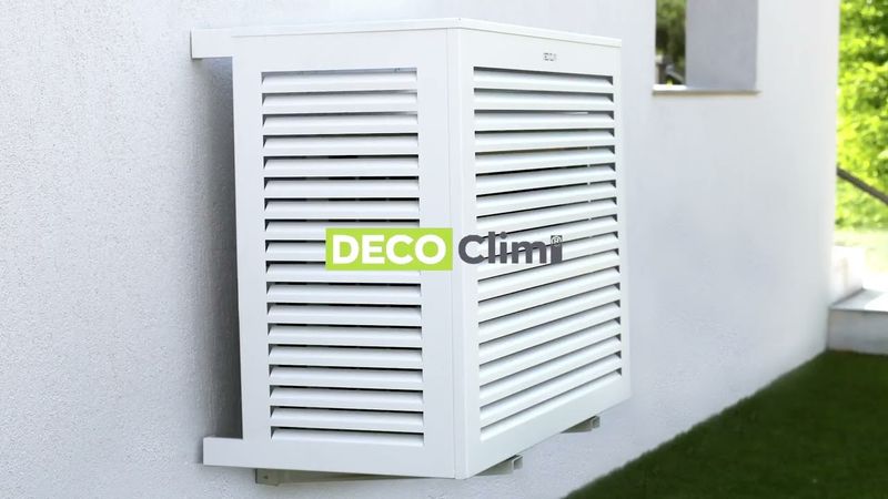 DECOCLIM®-Klimaanlagenverkleidung- ALU - Weiß - Größe M