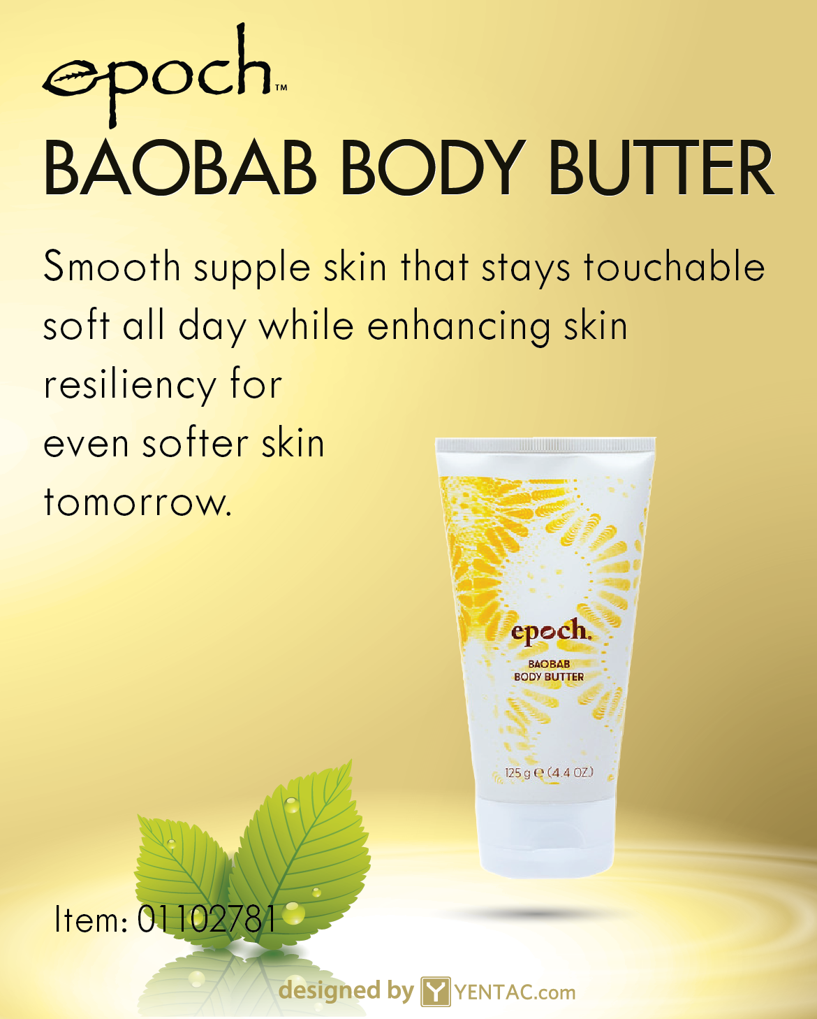 Epoch Baobab Body Butter Tube
