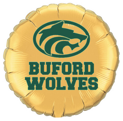 18" Buford Wolves Balloon