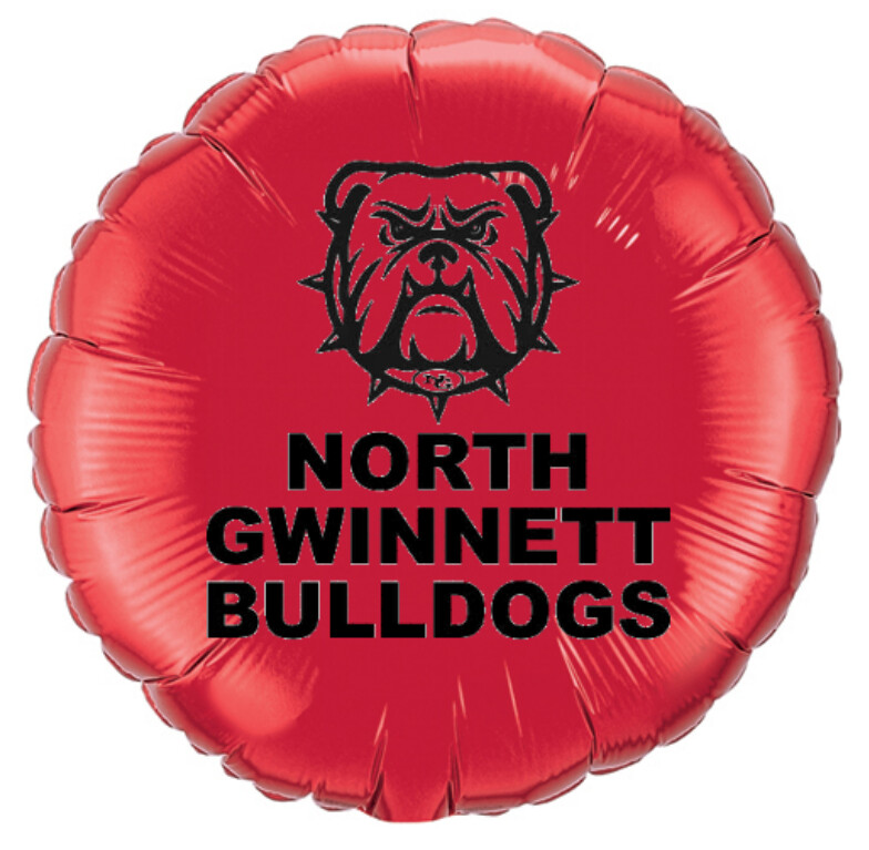 18&quot; North Gwinnett Bulldogs Balloon