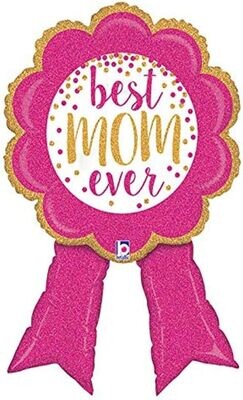 33&quot; Best Mom Ever Ribbon