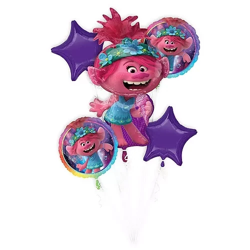 5PC Trolls World Tour Bouquet