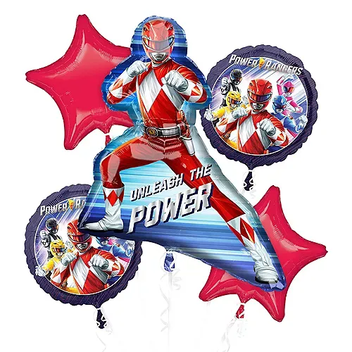 5PC Power Rangers Unleashed Bouquet