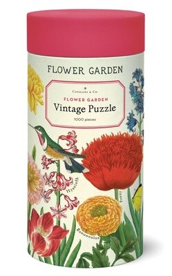 Vintage Jigsaw Puzzle - Flower Garden: 1000-Piece Cavallini &amp; Co