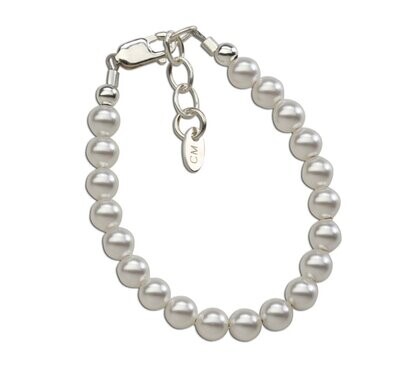 Cherished Moments - Sterling Silver Pearl Bracelet
