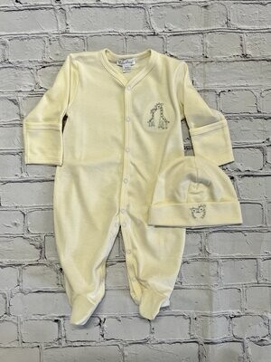 Kissy Kissy- Giraffe Generations Footie w/Hat