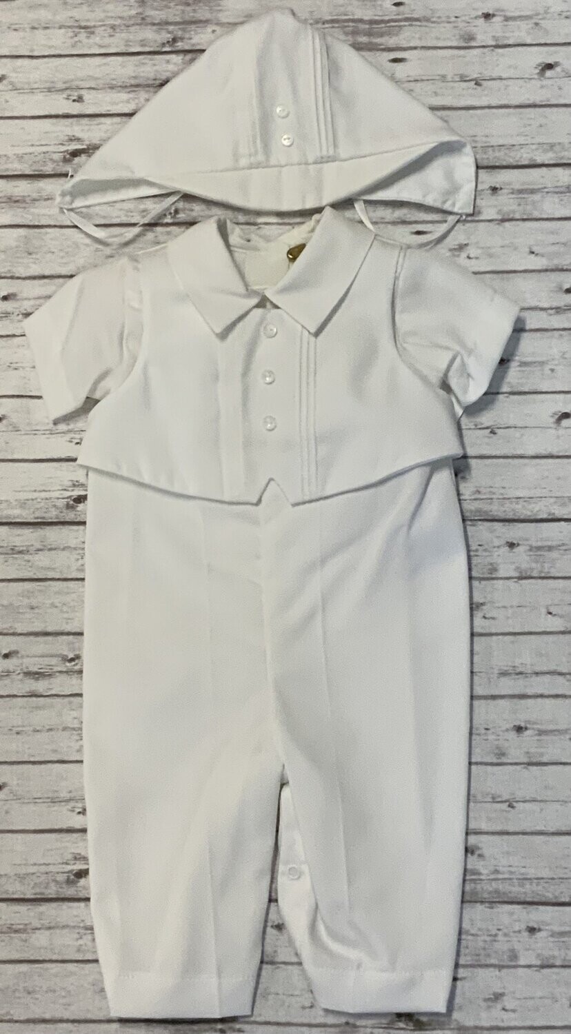 Little Things Mean a Lot - Christening/Baptism Clothing w/Hat