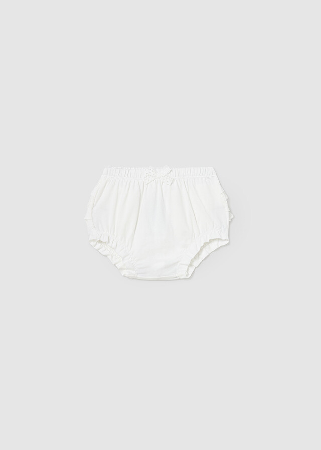 Mayoral- Newborn- Ruffled Bloomer Better Cotton