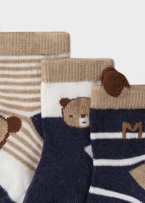 Mayoral- Newborn- 3PK Infant Socks Boy
