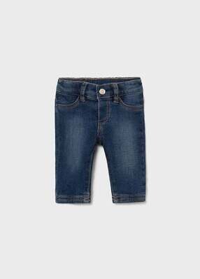 Mayoral- Newborn- Lined Denim Pants Girl