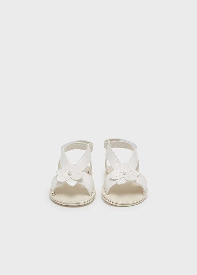 Mayoral- Newborn- Girl Flower Sandals