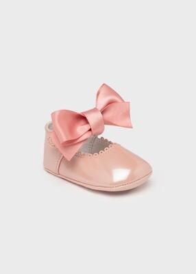 Mayoral- Newborn- Bow Mary Jane Shoes