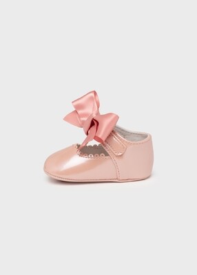 Mayoral- Newborn- Bow Mary Jane Shoes