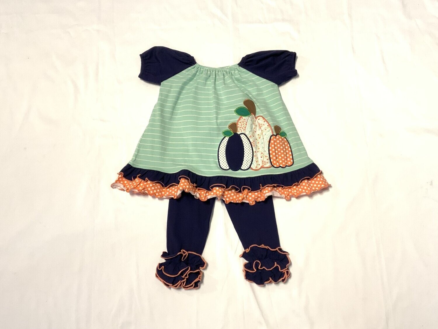 Millie Jay-Holiday S/S Applique Legging Set