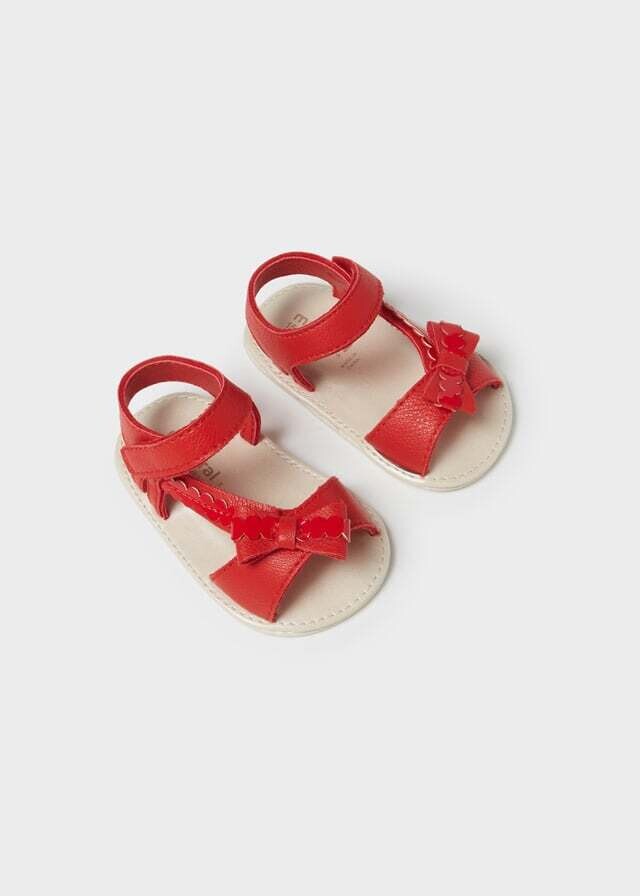 Mayoral- Newborn- Girl Bow Sandals