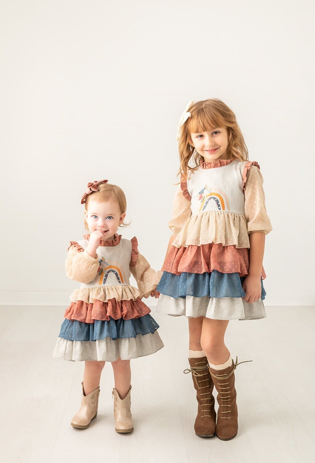 Evie&#39;s Closet- 2PC Infant Dress Bubble Set