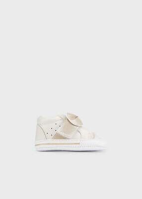 Mayoral- Newborn- Velcro Bow Sneaker Shoes