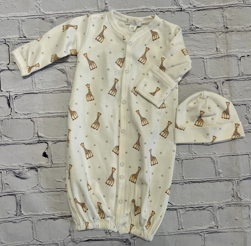 Kissy Kissy - Sophie la girafe Convertible Gown w/hat