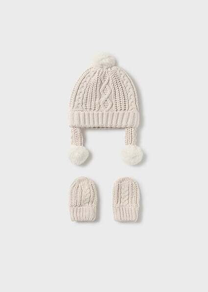 Mayoral- Newborn- Hat &amp; Mittens Set
