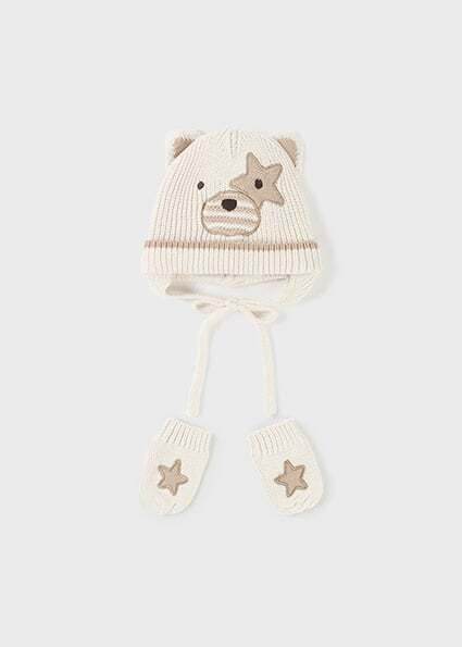 Mayoral- Newborn- Ecofriends Hat &amp; Mitten Set