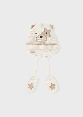 Mayoral- Newborn- Ecofriends Hat &amp; Mitten Set