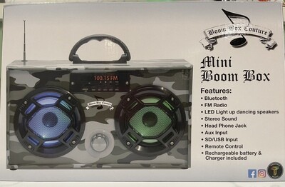  Trend Tech - Camo Bluetooth Boombox 