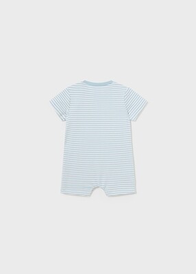 Mayoral- Newborn- Knit Striped Romper Better Cotton