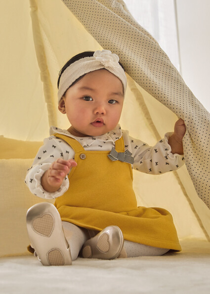 Mayoral- Newborn- Dungaree Dress