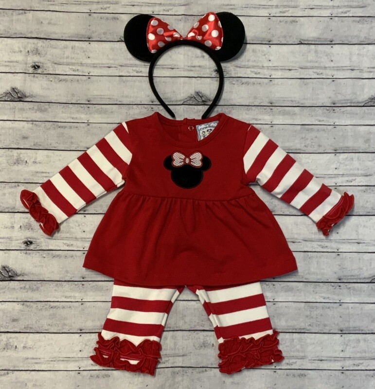 Three Sisters -Mouse Ears Appl Legging Set
