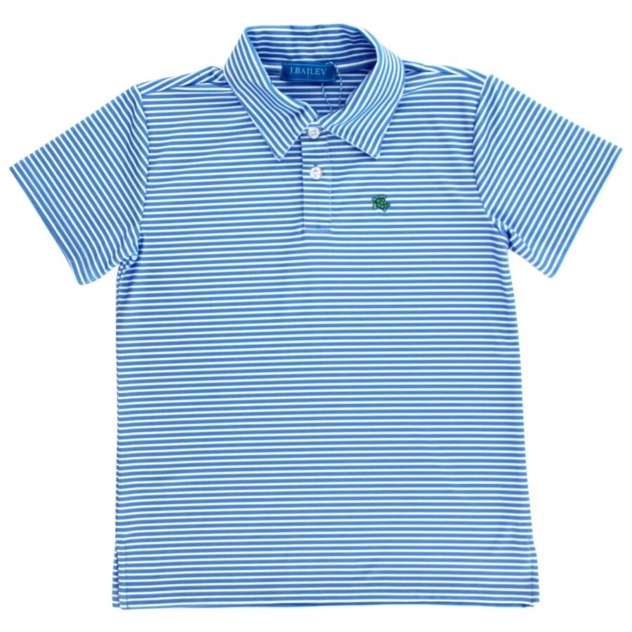 J.Bailey- Henry Performance Stripe Polo