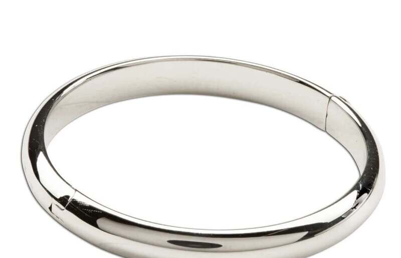 Cherished Moments - Sterling Silver Bangle Bracelet 