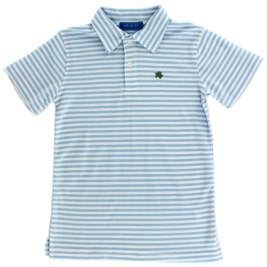 J.Bailey- Henry Stripe Polo Shirt