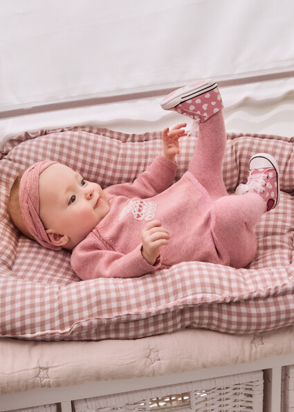 Mayoral- Newborn- Knit Dress w/Headband Better Cotton