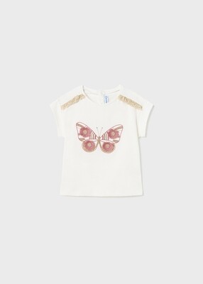 Mayoral- Baby- S/S Embroidered Motif T-Shirt &amp;  Linen Shorts