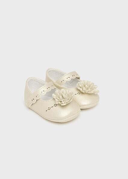 Mayoral- Newborn- Mary Jane w/Flower