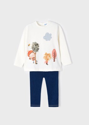 Mayoral- Baby- Better Cotton Legging Set w/Applique