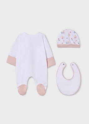 Mayoral- Newborn- 3PC Sustainable Cotton Gift Set