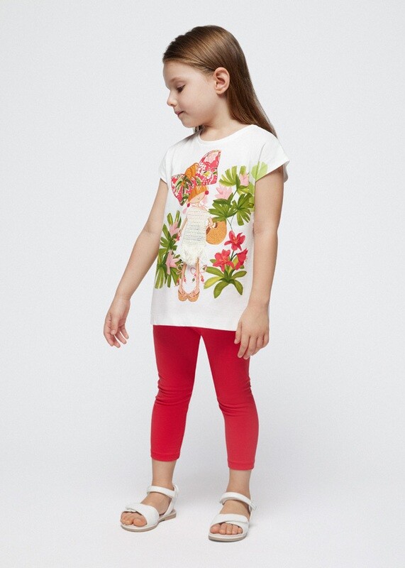 Mayoral- Mini- 3PC Embroidery Legging Set Better Cotton