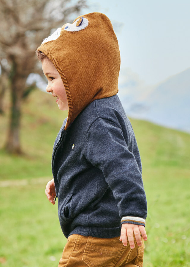 Mayoral- Baby- Knit Zip Hoodie